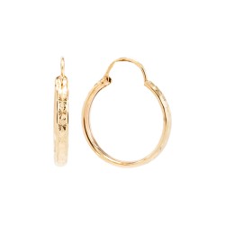 ARRACADAS ORO 10K MINI CELESTE #3 AMA MEX.