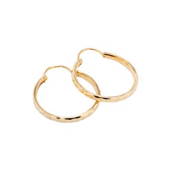 ARRACADAS ORO 10K MINI CELESTE #3 AMA MEX.